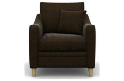 Heart of House Newbury Fabric Chair - Teak